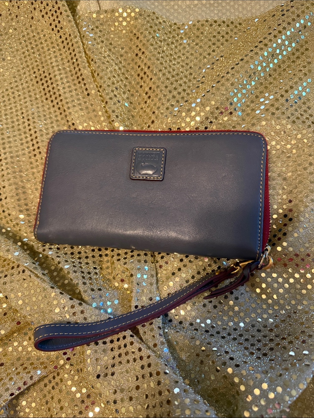 Grey Dooney & Bourke wristlet